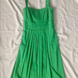 Pleated Green Dress 💚